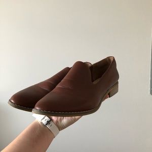 Leather loafers